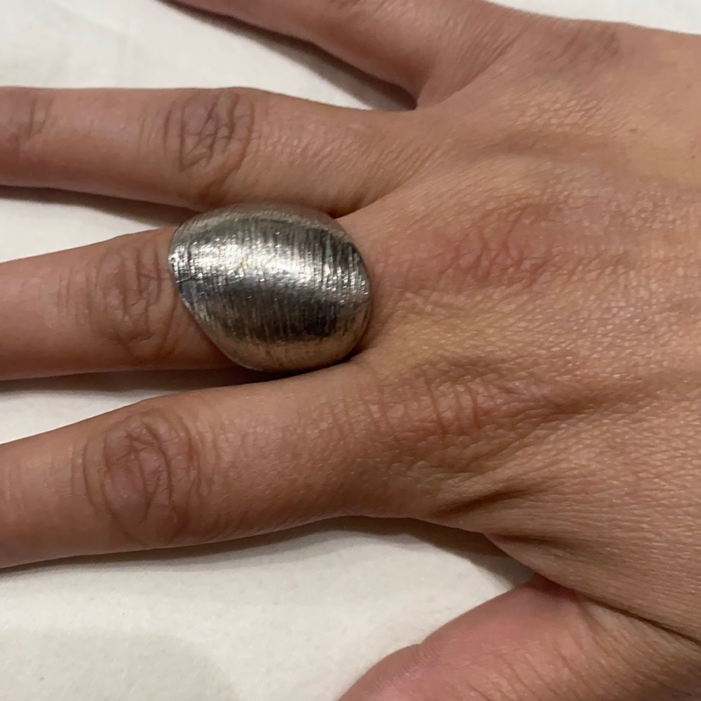 Silver Statement Ring - image 2
